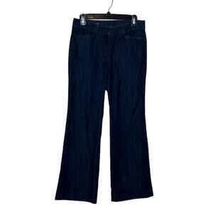 Talbots blue slim flare stretch jeans size 6/28